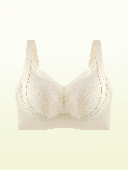 Plus Size Bra 3D Wireless Lift & Anti-sagging, Full-cover Slimming Cup For Sleek Looks VEIMIA