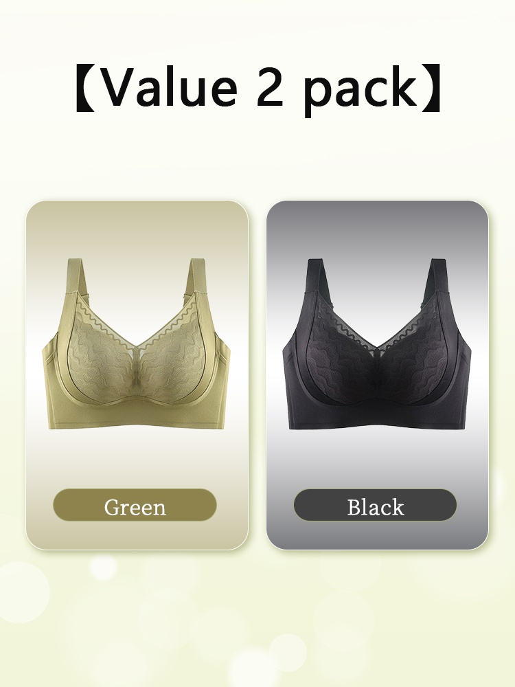Plus Size Bra 3D Wireless Lift & Anti-sagging, Full-cover Slimming Cups For A Sleek Looks VEIMIA
