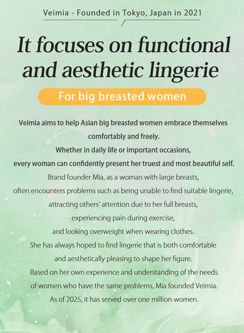 Plus Size Bra 3D Wireless Lift & Anti-sagging, Full-cover Slimming Cup For A Sleek Look VEIMIA
