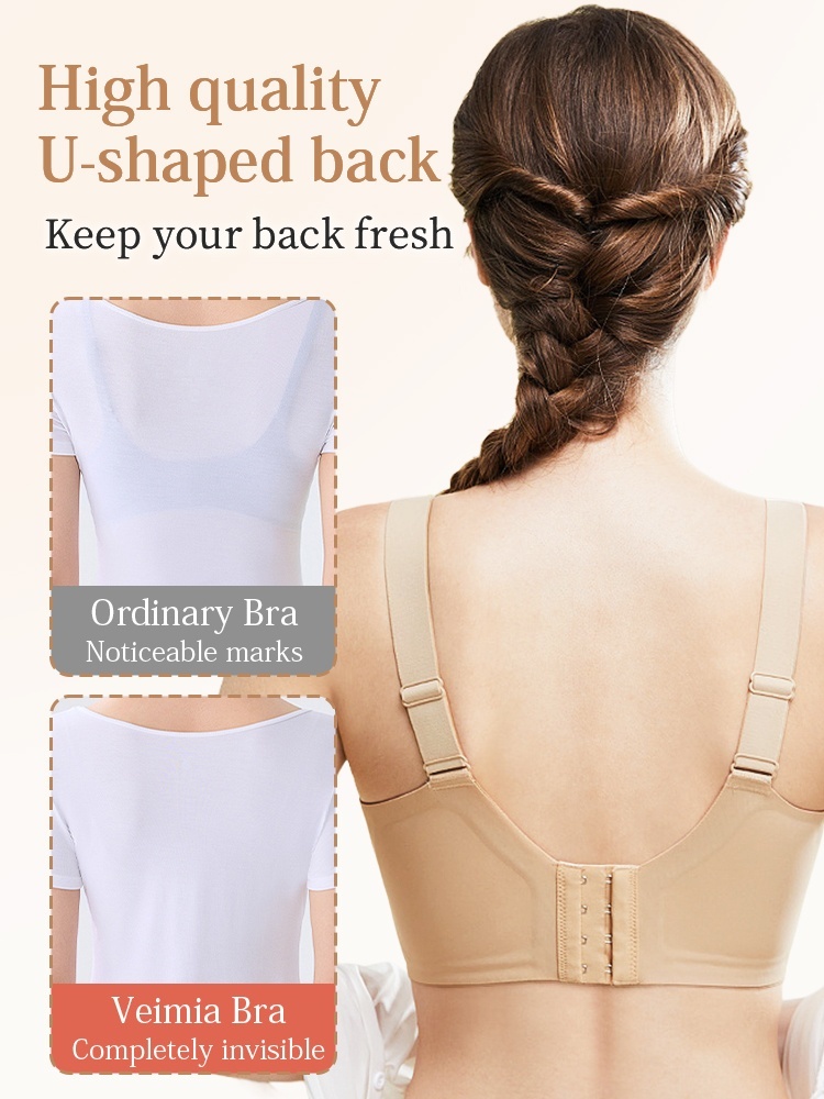 ​Soft Support Minimizer Bra Seamless Anti-Sagging Comfort Monsoon Sweat Proof VEIMIA