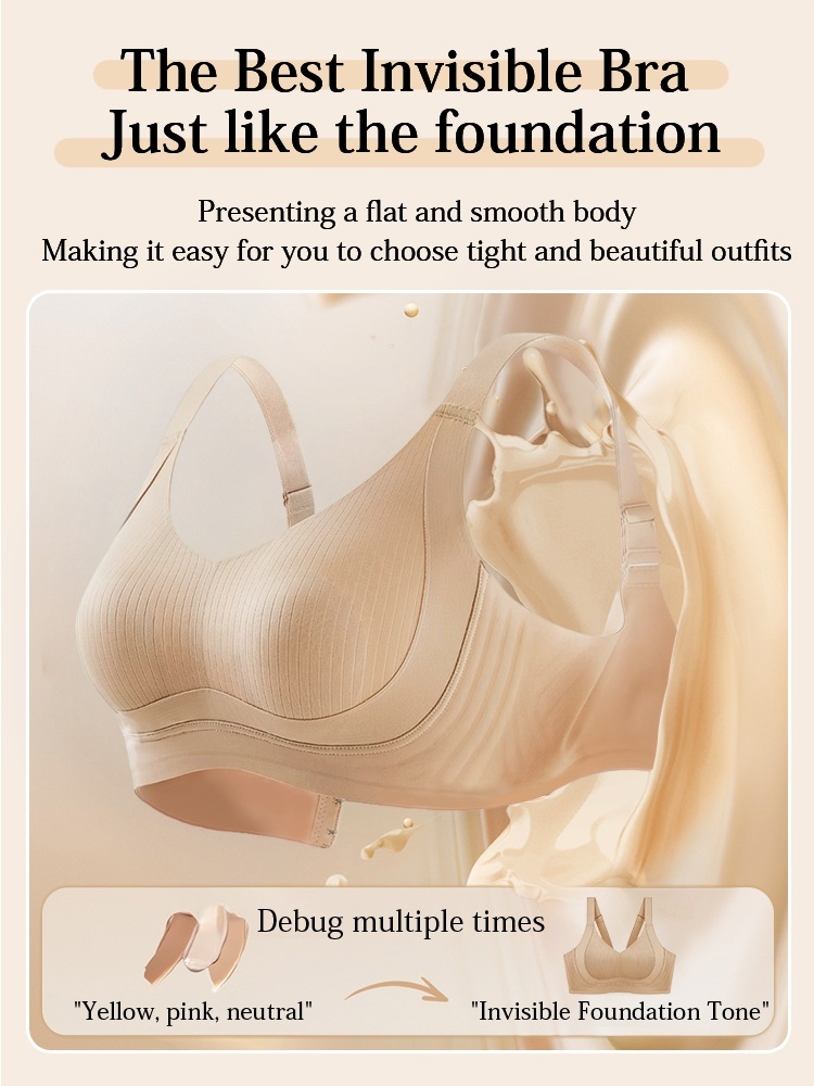 Soft Support Minimizer Bra Seamless Anti-Sagging Comfortable Gym High Impact VEIMIA