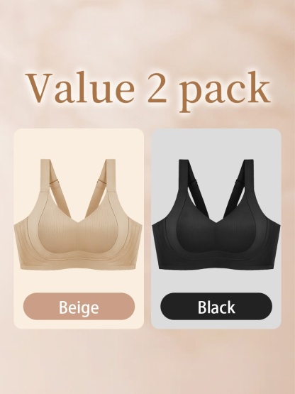 Seamless Minimizer Bra Anti-Sagging Comfort Soft Support Sheer Tops VEIMIA