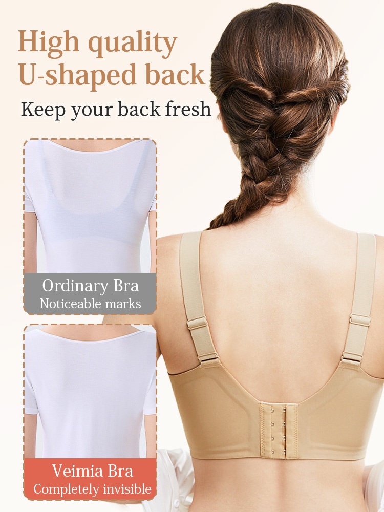 ​Soft Support Minimizer Bra Seamless Anti-Sagging Comfort Monsoon Sweat Proof VEIMIA