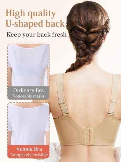 ​Soft Support Minimizer Bra Seamless Anti-Sagging Comfort Monsoon Sweat Proof VEIMIA