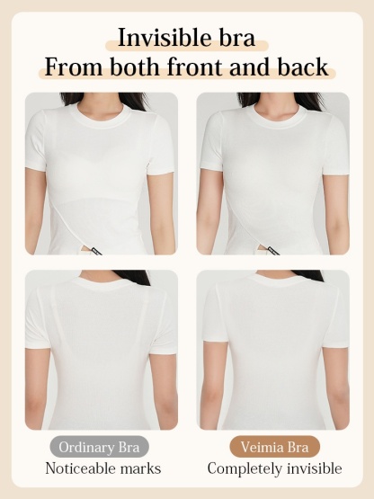 ​Comfortable Minimizer Bra Seamless Foundation Color Anti-Sagging Soft Support VEIMIA
