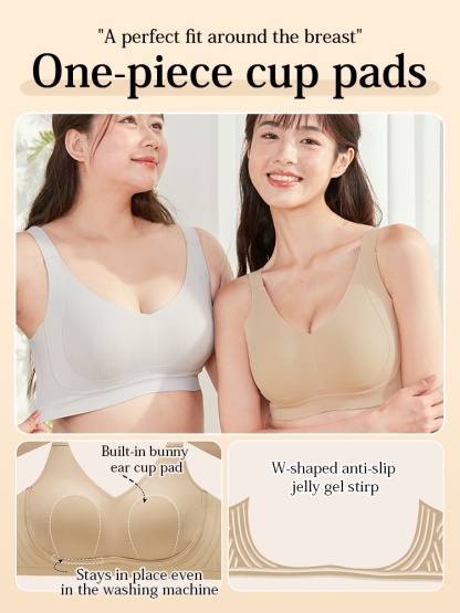 Minimizer Bra Seamless Anti-Sagging Soft Support Comfortable Monsoon Sweat Proof VEIMIA