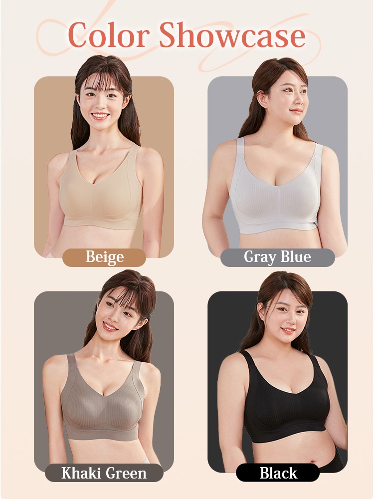 Soft Support Minimizer Bra Seamless Anti-Sagging Comfortable Hong Kong Commute VEIMIA