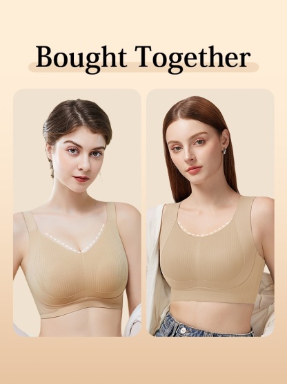 Anti-Sagging Minimizer Bra Seamless Soft Support Comfort Bounce Reduction VEIMIA