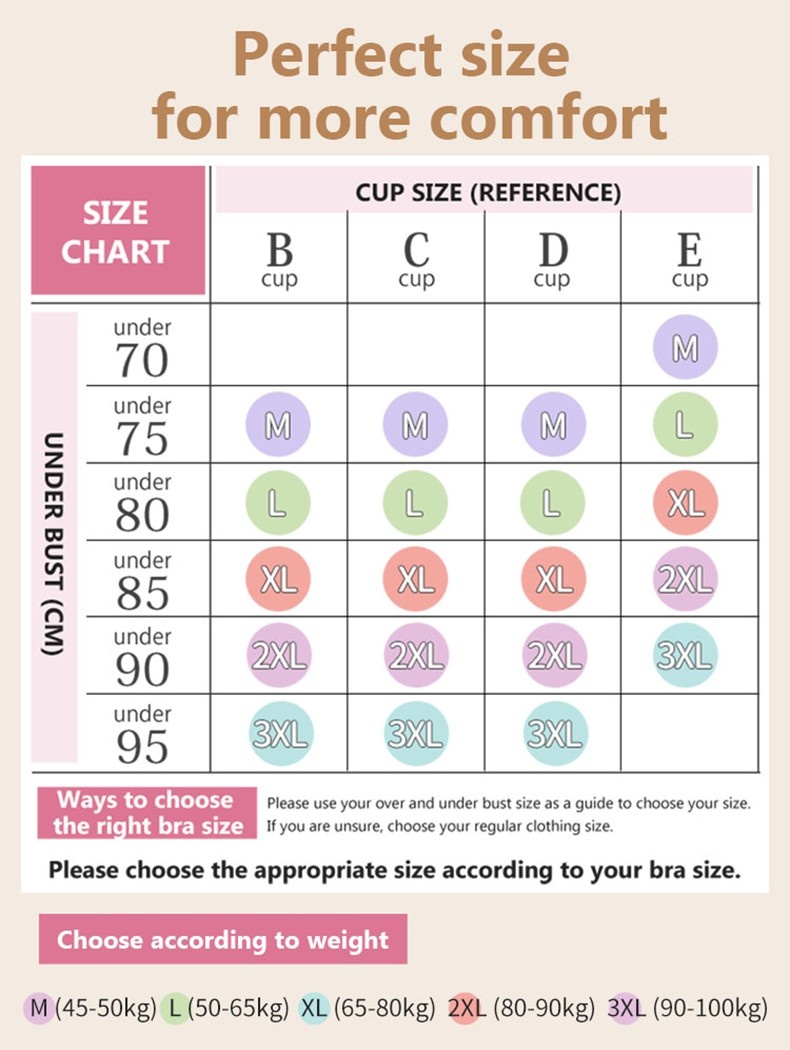 Minimizer Bra Comfort Anti-Sagging Seamless Soft Support Travel Pack VEIMIA​