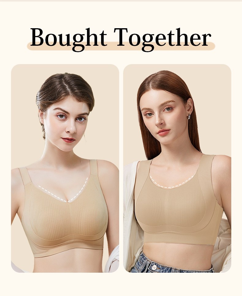 Minimizer Bra Comfortable Seamless Anti-Sagging Soft Support Wide Band VEIMIA​