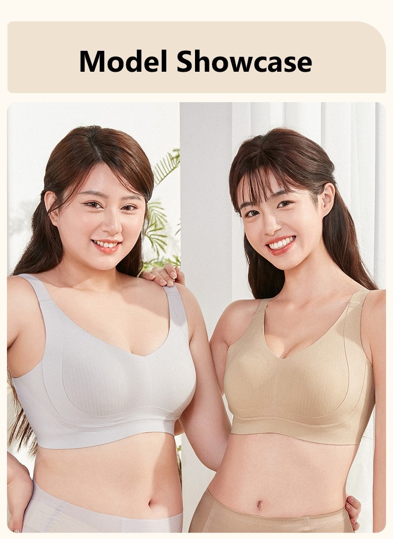 Seamless Minimizer Bra Anti-Sagging Comfort Soft Support Sweat Control VEIMIA