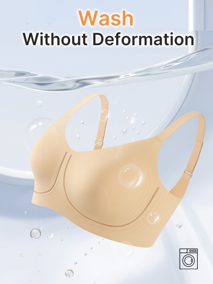 Plus Size Minimizer Bras Visually Slim In 1S With Wireless Design & Wide Straps For Pressure-free Bodies VEIMIA