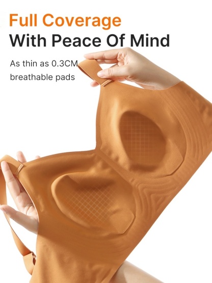 Plus Size Minimizer Bras Visually Slim In 1S With Wireless Design & Wide Straps For Pressure-free Busts VEIMIA