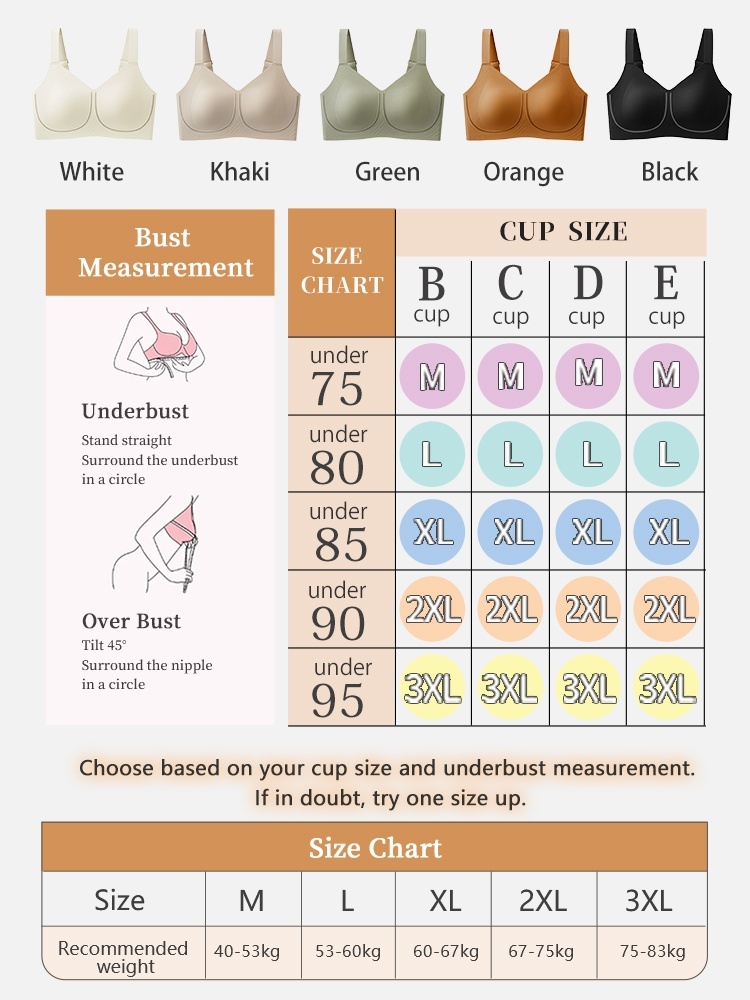 Plus Size Minimizer Bra Visually Slim In 1S With Wireless Design & Wide Straps For Pressure-free Sides VEIMIA