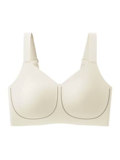 Plus Size Minimizer Bra Visually Slim In 1S With Wireless Design & Wide Straps For Pressure-free Cups VEIMIA
