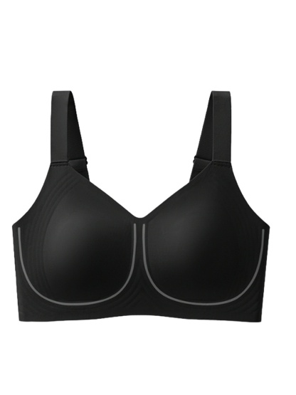 Plus Size Minimizer Bras Visually Slim In 1S With Wireless Design & Wide Straps For Pressure-free Materials VEIMIA