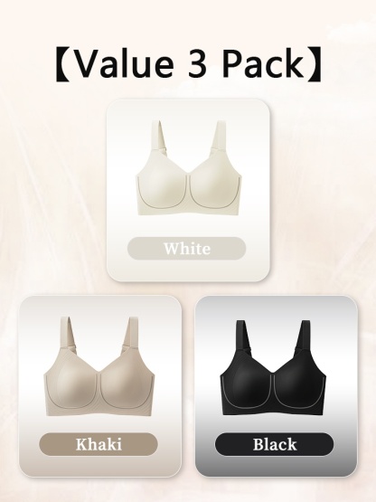 Plus Size Minimizer Bra Visually Slim In 1S With Wireless Design & Wide Straps For Pressure-free Lifts VEIMIA