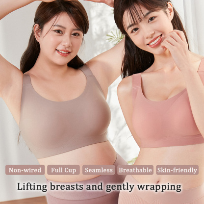 Seamless Anti-sagging Bras With Double Stable Support Lift Up Breast VEIMIA