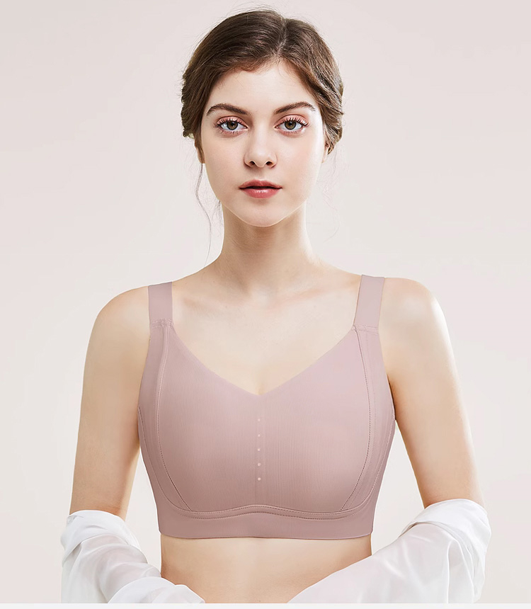 Ultra Thin Breathable Full Coverage Plus Size Bras For Back Slimming VEIMIA