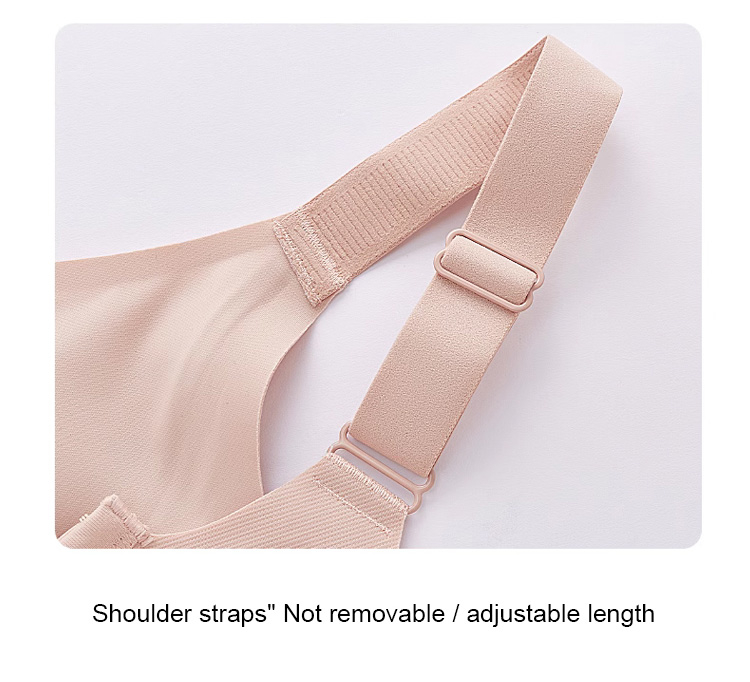 Ultra Seamless Breathable Full Coverage Plus Size Bra Wide Strap VEIMIA