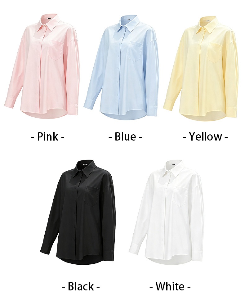 UV sun protection jacket color showcase in pink, blue, yellow, black and white - VEIMIA
