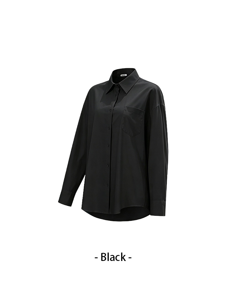 Black long sleeve UV protection jacket product display - VEIMIA