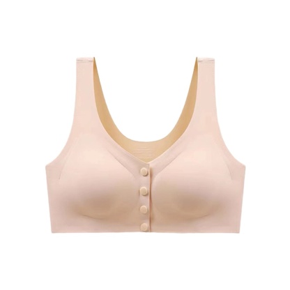 Front Closure Post Surgery Mastectomy Bras With Pockets For Womens Breast Prosthesis VEIMIA