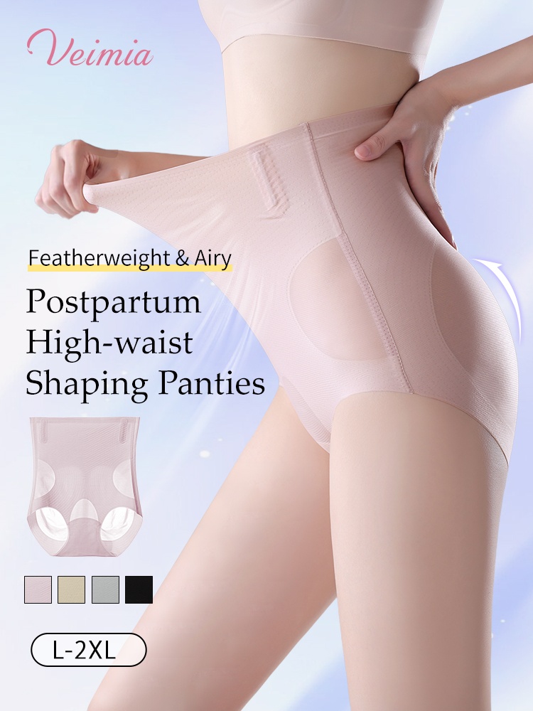 Postpartum Shapewear Panty High-waist Tummy Control With Zoned Compression, 5D Butt-Lifting Techs & No-Roll Waistband For Moms VEIMIA