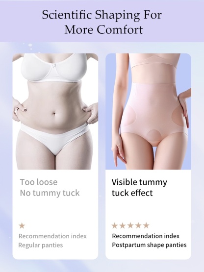 Postpartum Shapewears Panty High-waist Tummy Control With Zoned Compression, 5D Butt-Lifting Tech & No-Roll Waistbands For Moms VEIMIA