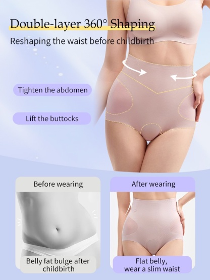 Postpartum Shapewear Panties High-waists Tummy Control With Zoned Compressions, 5D Butt-Lifting Tech & No-Roll Waistband For Moms VEIMIA