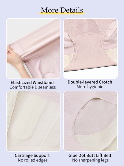 Postpartum Shapewears Panties High-waists Tummy Control With Zoned Compressions, 5D Butt-Lifting Tech & No-Roll Waistband For Moms VEIMIA