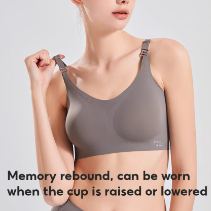 Thin Jelly Stripe Seamless Pregnancy Bras Comfort Wireless Breastfeeding Nursing Bralette VEIMIA