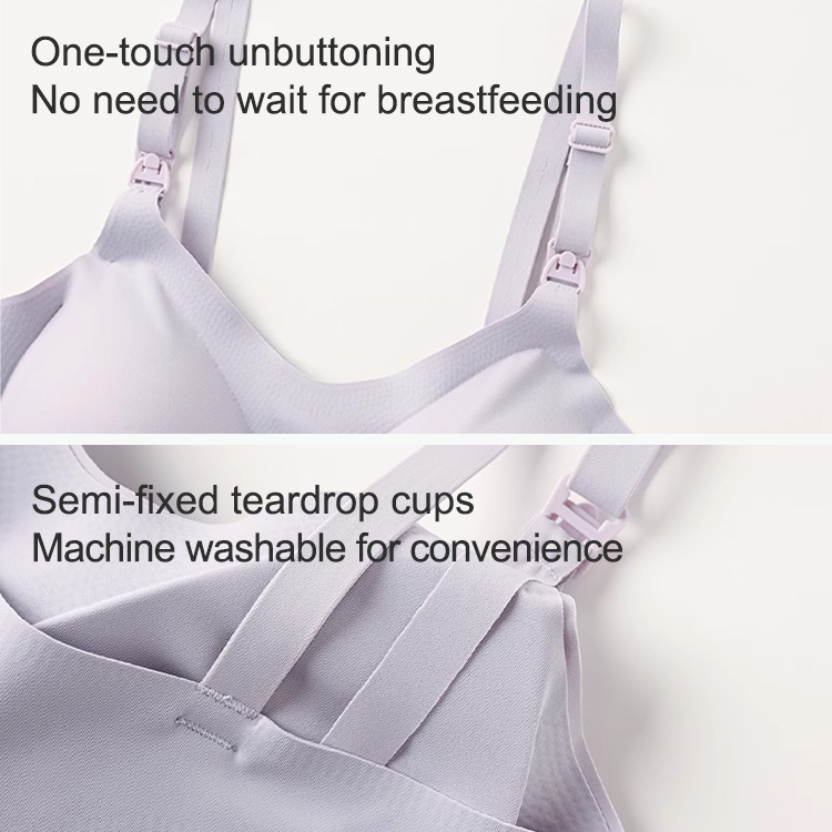 Ultra Thin Seamless Pregnancy Bras Comfort Wireless Breastfeeding Nursing Bralette VEIMIA