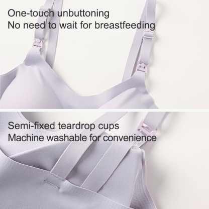 Ultra Thin Seamless Pregnancy Bras Comfort Wireless Breastfeeding Nursing Bralette VEIMIA
