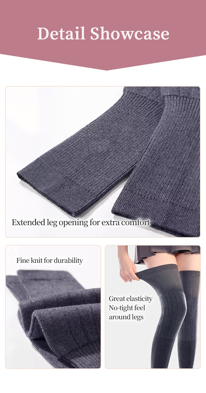 3-5 Pairs Premium Knee ​​Sleeve​​ Thermal Lock, Comfortable Without Constraint & Extended Design VEIMIA