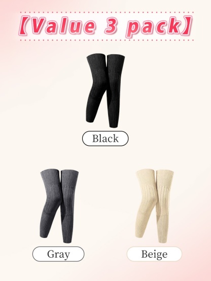 3-5 ​​Packs​​ Premium Knee Sleeves Thermal Lock, Comfortable Without ​​Constraints​​ & Extended Design VEIMIA