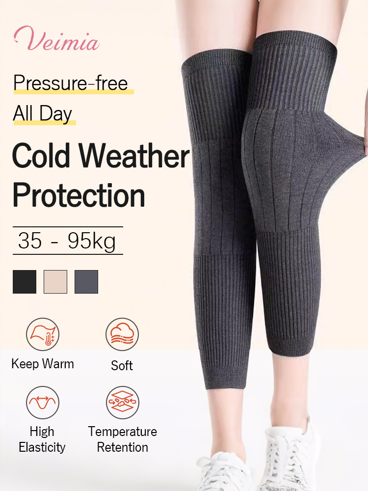 3-5 ​​Pair​​ Premium Knee ​​Sleeve​​ Thermal Lock, Comfortable Without Constraint & Extended Design VEIMIA