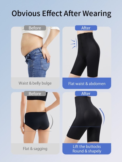 Premium Shapewear Shorts High Waisted Body Shapers, Tummy Control With Pelvic Corrections For 3D Butts Support VEIMIA