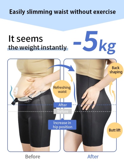 Premium Shapewear Shorts High Waisted Bodies Shaper, Tummy Control With Pelvic Correction For 3D Butt Support VEIMIA