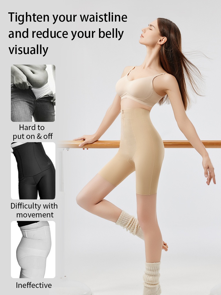 Premium Shapewear Shorts High Waisted Bodies Shaper, Tummy Control With Pelvic Correction For 3D Butts Support VEIMIA