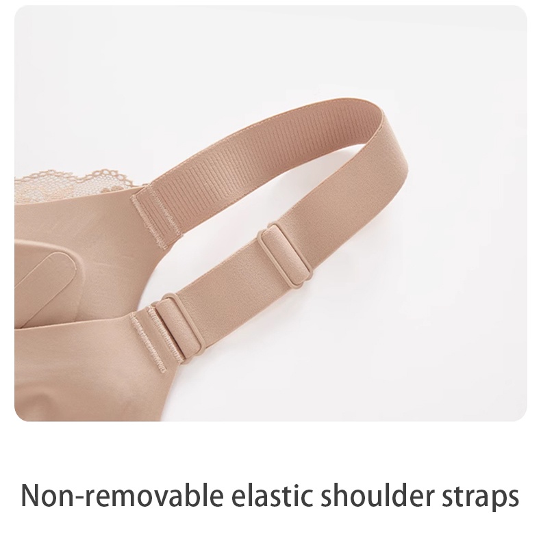 Pressure-free Minimizer Bras Full Coverages Slimming, Anti-sagging & Wireless Comfort VEIMIA