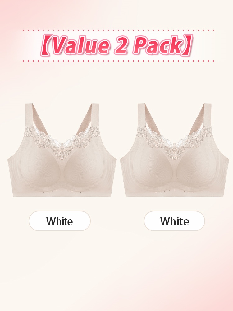 Pressure-free Minimizer Bras Full Fits Slimmings, Anti-sagging & Wireless Eases VEIMIA