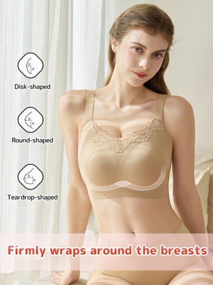 Pressure-free Minimizer Bra Full Coverage Shapings, Anti-sagging & Wireless Comfort VEIMIA
