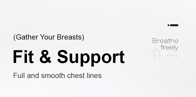 Breathable Seamless Wireless Bra Stylish Shoulder Strap Comfort Support To Create Rounded Bust VEIMIA