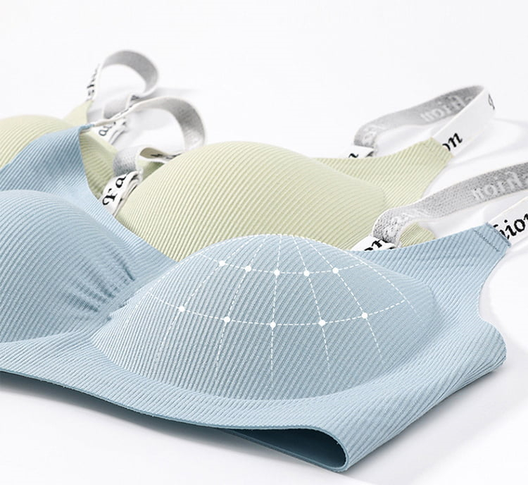 Seamless Wireless Anti-sagging Lift Up Bras Stylish Strap Comfortable Support VEIMIA