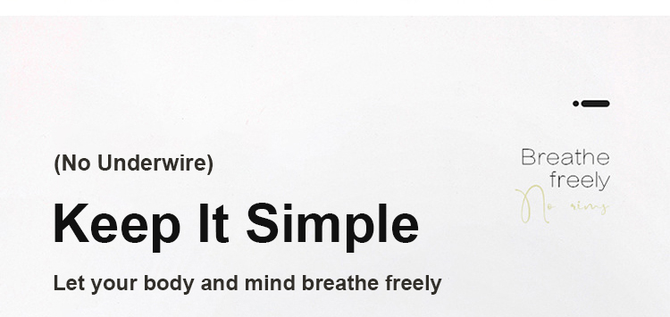 Seamless Wireless Anti-sagging Lift Up Bra Stylish Straps Easy Gathering VEIMIA