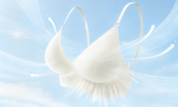 Rainy commute scene for quick-dry bras