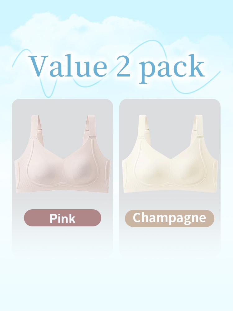 Refreshing Minimizer Bra With Super Thin Cups For Slimming, Skin-friendly 24-hour Comfortable Plus Size Bra Provides Strong Supportives VEIMIA