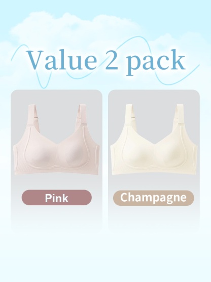Refreshing Minimizer Bra With Super Thin Cups For Slimming, Skin-friendly 24-hour Comfortable Plus Size Bra Provides Strong Supportives VEIMIA