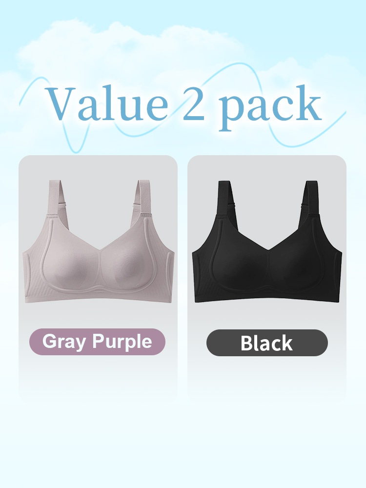 Refreshing Minimizer Bra With Super Thin Cups For Slimming, Skin-friendly 24-hour Comfortable Plus Size Bra Provides Strong Supportings VEIMIA